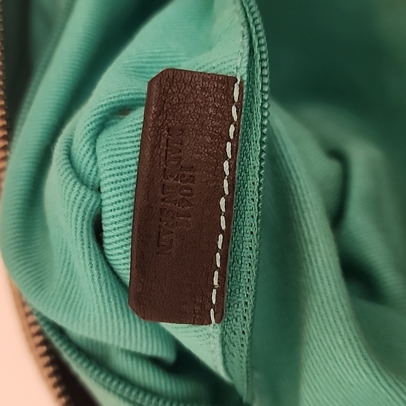 SOLD Rare! LOEWE Anagram Saddle Bag Shoulder Hand Bag Leather Suede Beige Brown - Picture 5 of 16